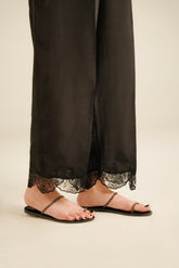 1 Piece Raw Slik Embroidered Bottom (FB0007)